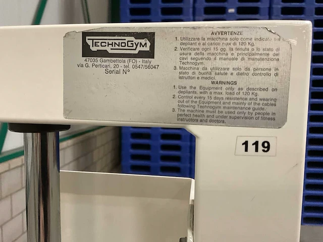 Technogym leg curl - afbeelding 6 van  6