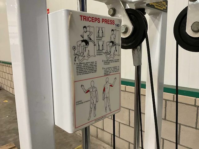 Technogym triceps press - afbeelding 2 van  5