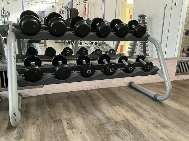 Technogymn halterrek met halters - afbeelding 2 van  3
