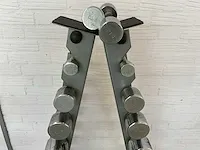 Technogymn halterrek met halters - afbeelding 2 van  5