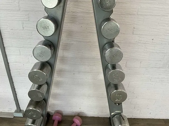 Technogymn halterrek met halters - afbeelding 3 van  5