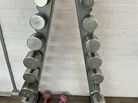 Technogymn halterrek met halters - afbeelding 3 van  5