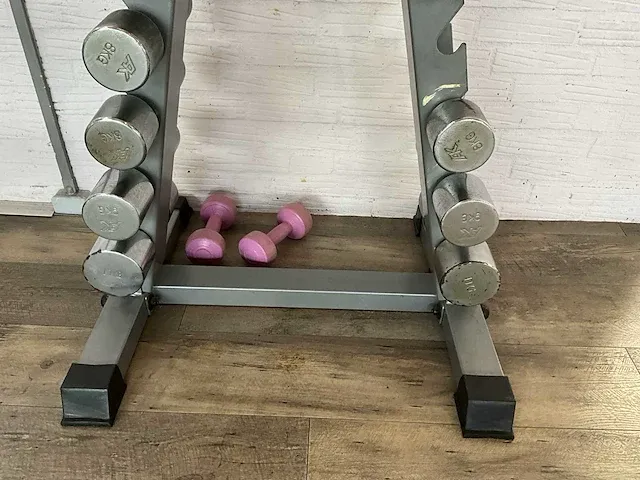 Technogymn halterrek met halters - afbeelding 4 van  5