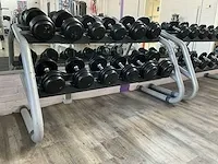 Technogymn halterrek met halters - afbeelding 1 van  3