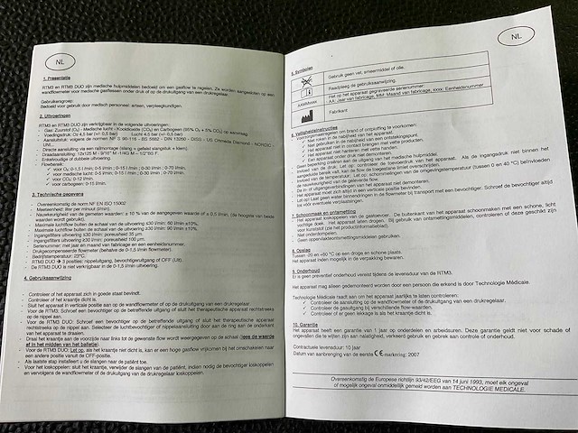Technologie medicale rtm3 flowmeter (50x) - afbeelding 7 van  8