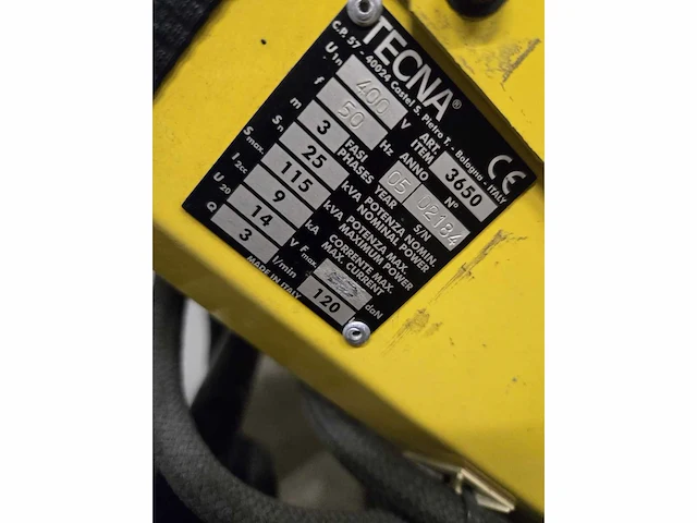 Tecna - 3650 inverter mf - spot welding machines - - afbeelding 7 van  8