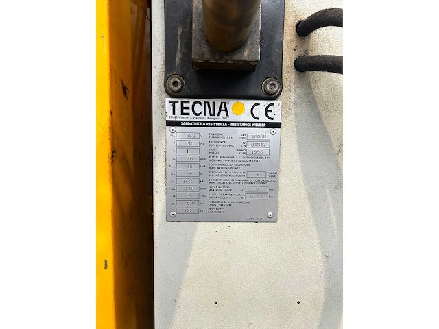 Tecna - 4608n - spot welding machines - 1996 - afbeelding 8 van  10
