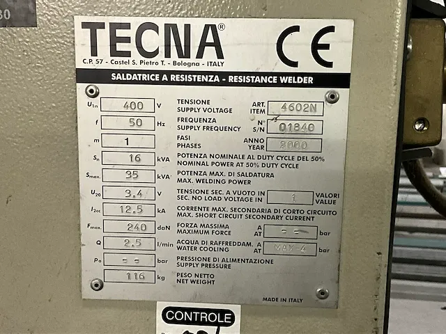 Tecna te90 markii puntlasmachine - afbeelding 2 van  10