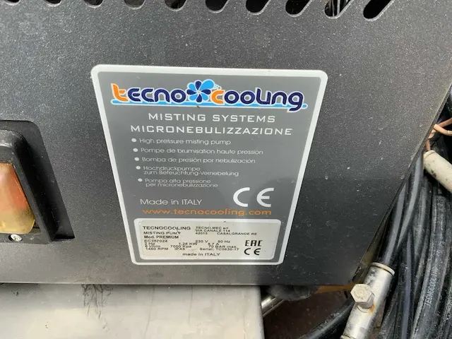 Tecno cooling premium nevelkoeling installatie - afbeelding 3 van  11