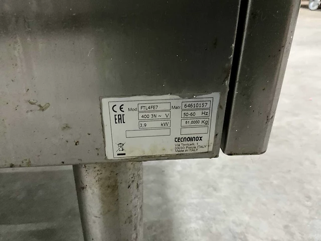 Tecnoinox ftl4fe7 bakplaat - afbeelding 6 van  6
