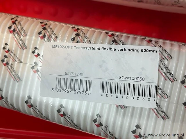 Tecnosystemi mf 102 opt flexible verbinding 520 mm excl. magazijnbak - afbeelding 3 van  3
