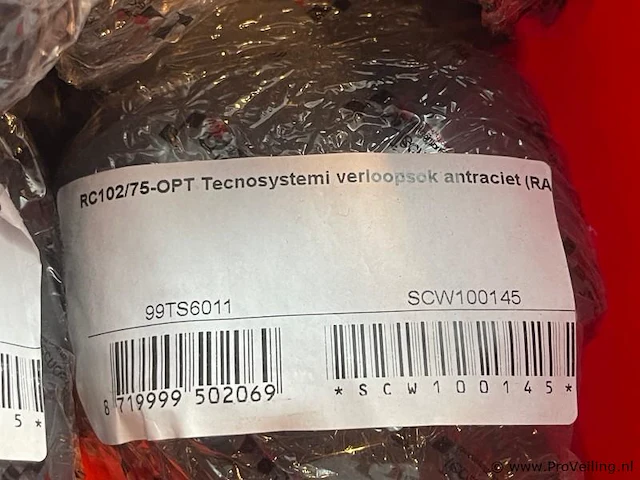 Tecnosystemi rc102/75-opt verloopsok antraciet excl. magazijnbak - afbeelding 4 van  4