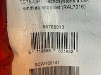 Tecnosystemi tc75-opt afdek eindkap antraciet excl. magazijnbak - afbeelding 4 van  4