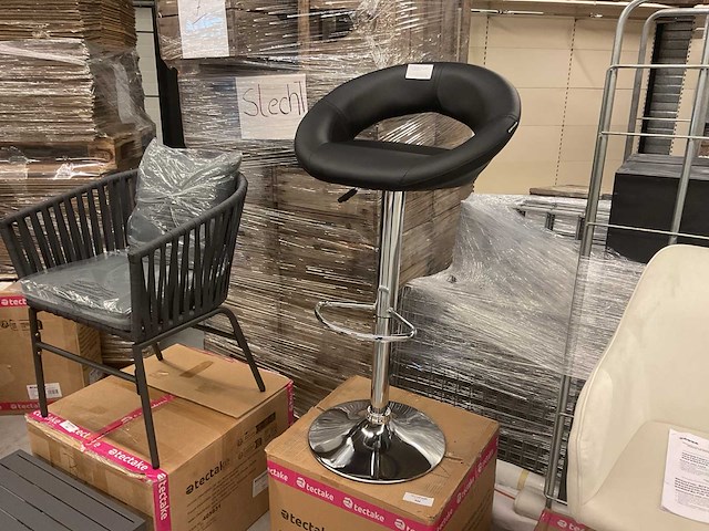 Tectake barkruk - afbeelding 1 van  5