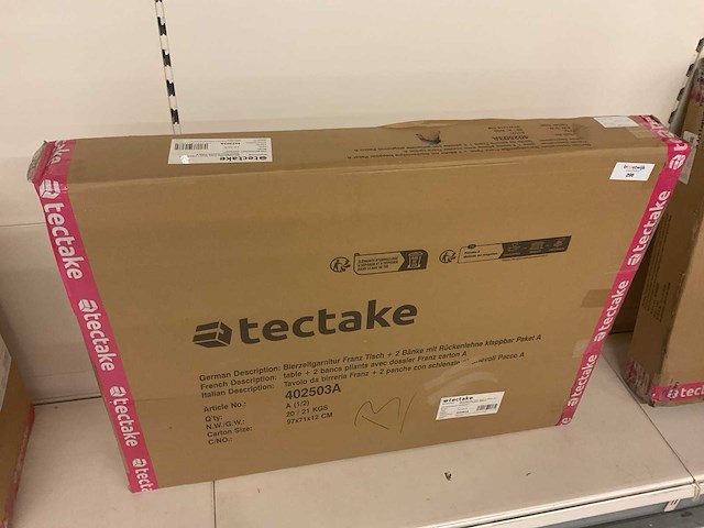 Tectake biertafel - afbeelding 3 van  3