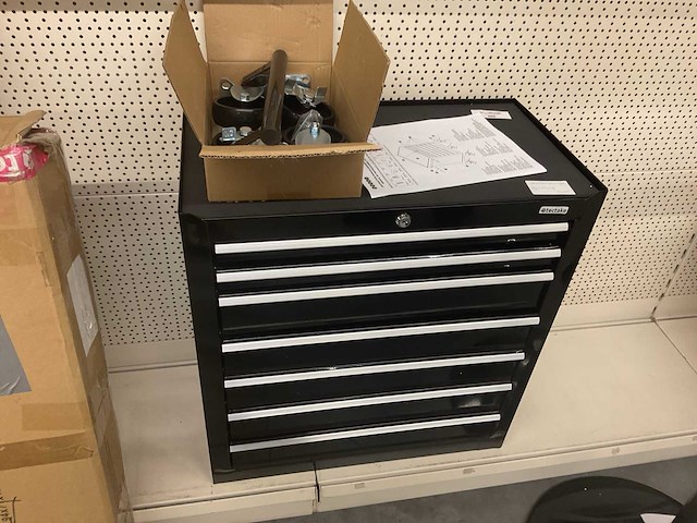 Tectake gereedschapswagen - afbeelding 2 van  4