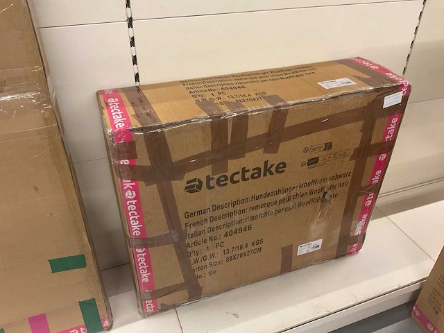 Tectake hondenfietskar - afbeelding 4 van  4