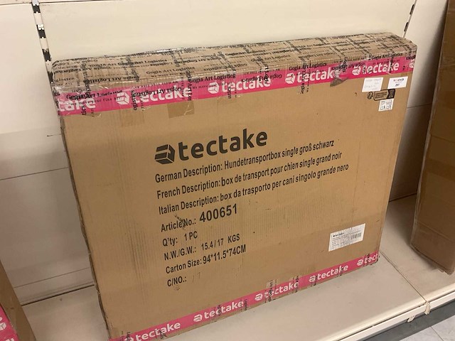 Tectake hondentransportbox - afbeelding 2 van  2