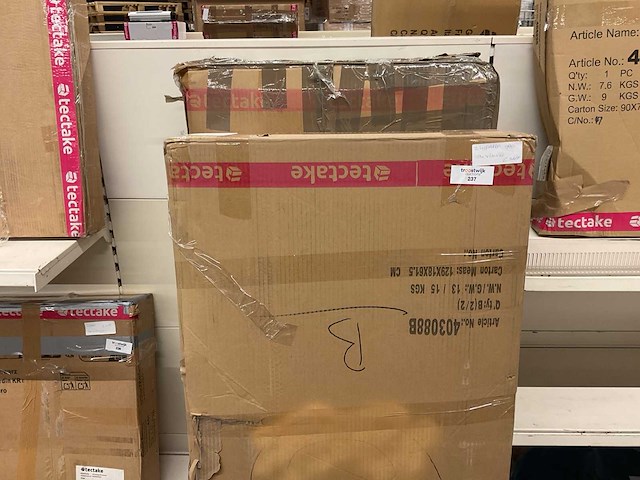 Tectake ligbedset - afbeelding 2 van  2