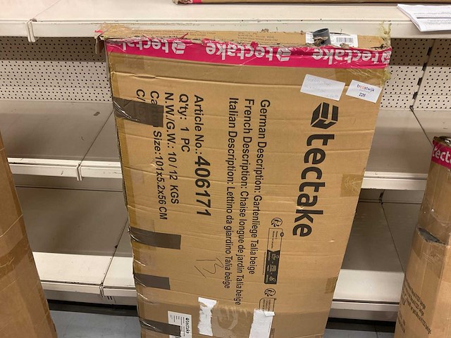 Tectake ligstoel - afbeelding 2 van  2