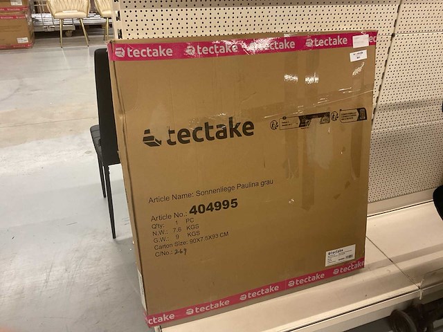 Tectake ligstoel - afbeelding 2 van  2