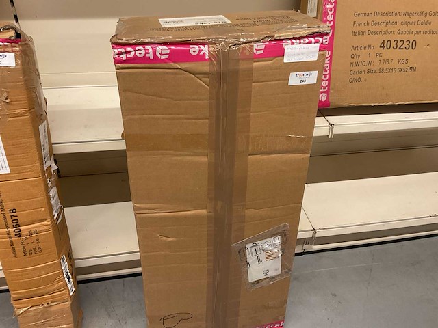 Tectake make-up tafel met hocker - afbeelding 2 van  2