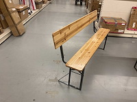 Tectake tuinbank (2x) - afbeelding 2 van  4