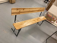 Tectake tuinbank (2x) - afbeelding 3 van  4