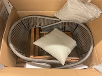 Tectake tuinstoel (2x) - afbeelding 2 van  4