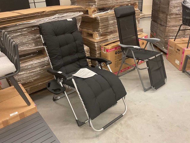 Tectake tuinstoel - afbeelding 2 van  3