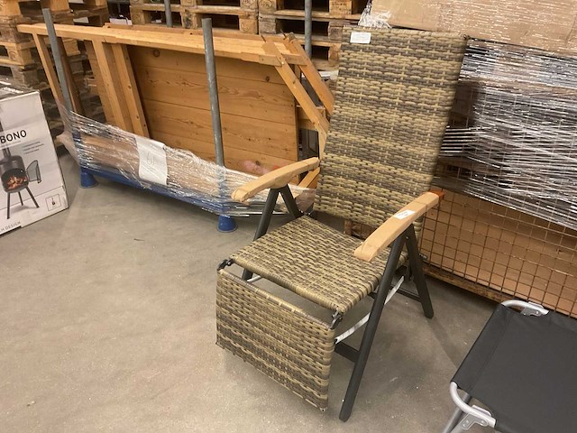 Tectake tuinstoel - afbeelding 1 van  4