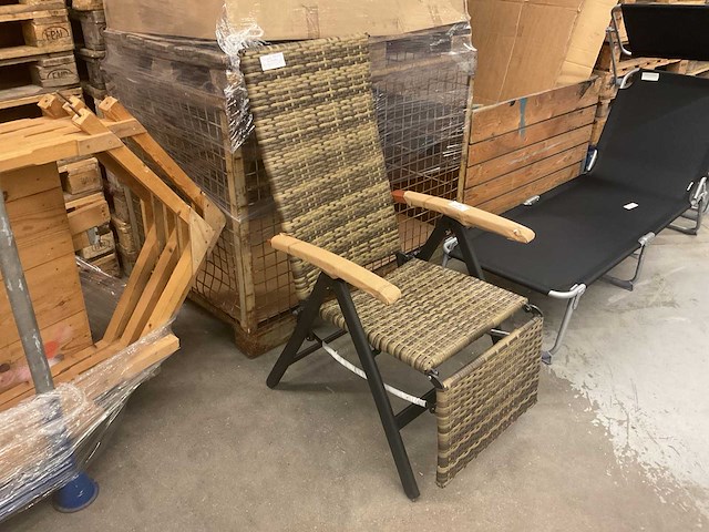 Tectake tuinstoel - afbeelding 2 van  4