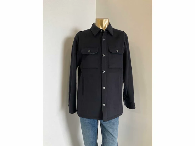 Ted baker - mma-aderbry - wool blend overshirt maat 4 - afbeelding 2 van  5