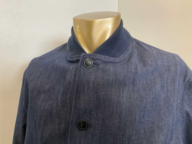 Ted baker - mmo-conham - denim look bomber jacket maat 4 - afbeelding 4 van  6