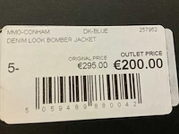 Ted baker - mmo-conham - denim look bomber jacket maat 5 - afbeelding 5 van  6