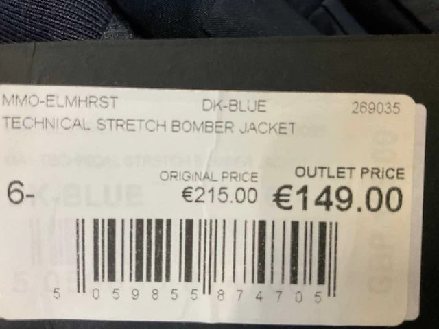 Ted baker - mmo-elmhrst - technical stretch bomber jacket maat 6 - afbeelding 5 van  6
