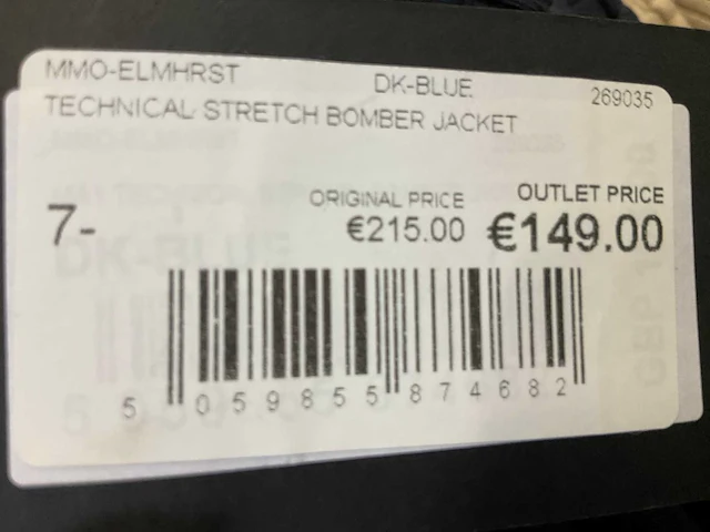 Ted baker - mmo-elmhrst - technical stretch bomber jacket maat 7 - afbeelding 5 van  6