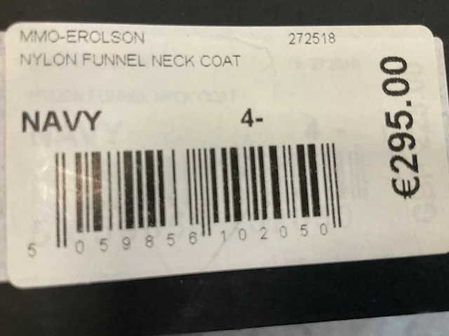 Ted baker - mmo-erolson - nylon funnel neck coat maat 4 - afbeelding 7 van  8