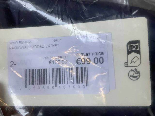 Ted baker - wmo-renika - packaway padded jacket maat 2 - afbeelding 5 van  6