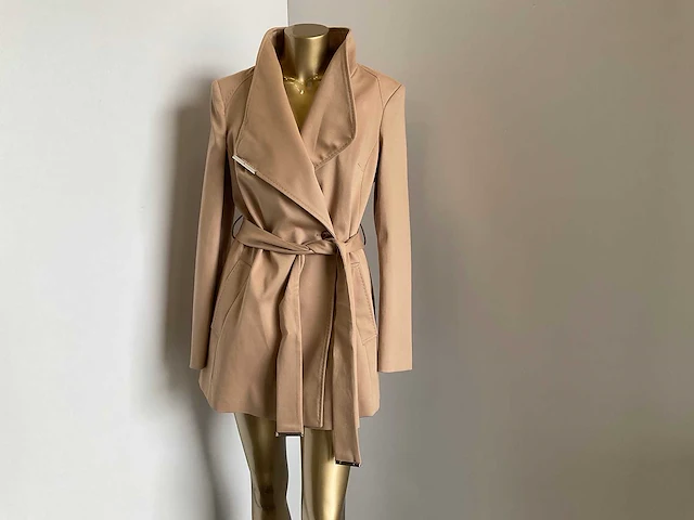 Ted baker - wmo-rosiaas - hip length trench coat maat 2 - afbeelding 1 van  6