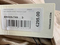 Ted baker - wmo-rosiaas - hip length trench coat maat 2 - afbeelding 5 van  6