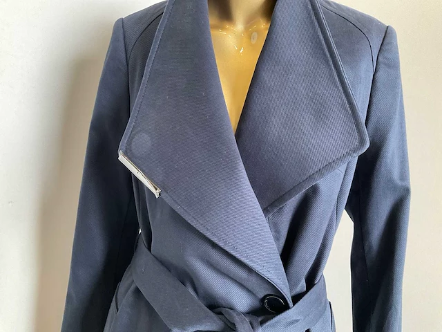 Ted baker - wmo-rosina - midi belted wool wrap coat maat 1 - afbeelding 8 van  8