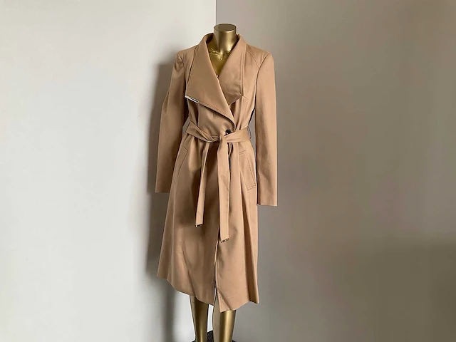 Ted baker - wmo-rosina - midi belted wool wrap coat maat 4 - afbeelding 1 van  8