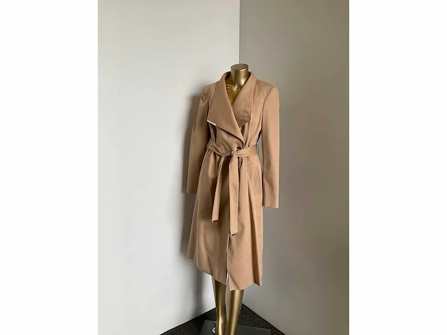 Ted baker - wmo-rosina - midi belted wool wrap coat maat 4 - afbeelding 2 van  8