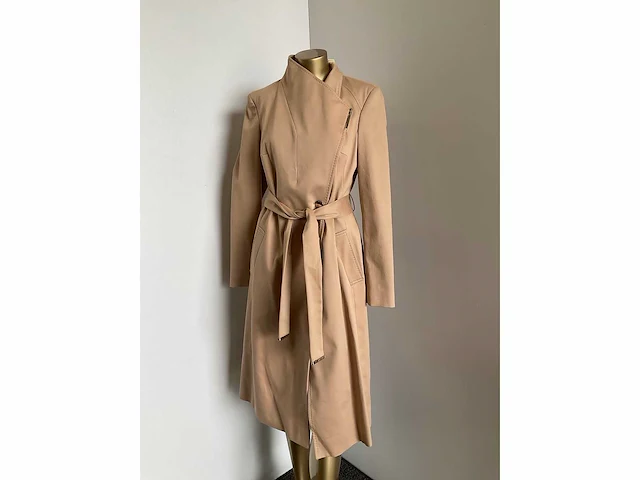 Ted baker - wmo-rosina - midi belted wool wrap coat maat 4 - afbeelding 3 van  8