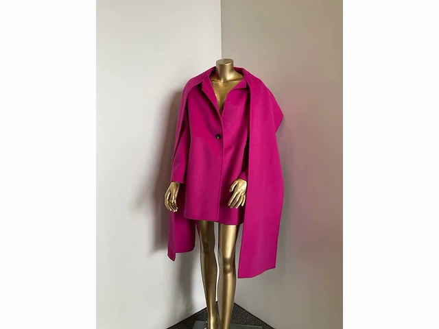 Ted baker - wmo-skylorr - scarf detail coat maat 1 - afbeelding 2 van  5