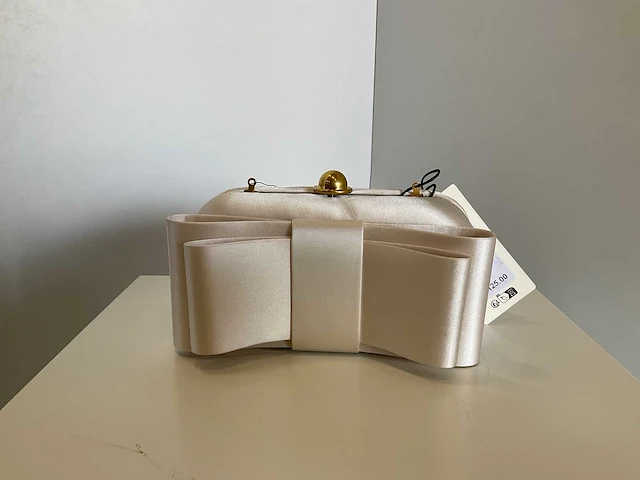 Ted baker - wxb-bowelaa - satin bow clutch bag - afbeelding 1 van  3
