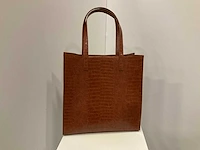 Ted baker - wxb-croccon - imitation croc large icon bag - afbeelding 3 van  4