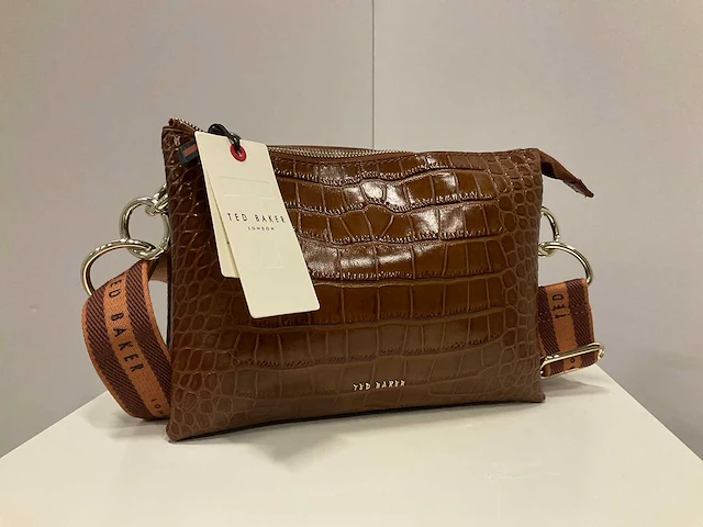 Ted baker - wxb-daraley - branded webbing imitation croc crossbody - afbeelding 1 van  3