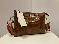 Ted baker - wxb-daraley - branded webbing imitation croc crossbody
